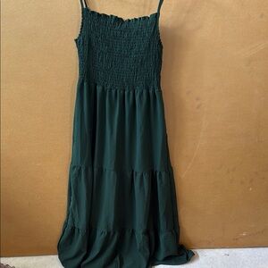 Elegant Green Maxi Dress